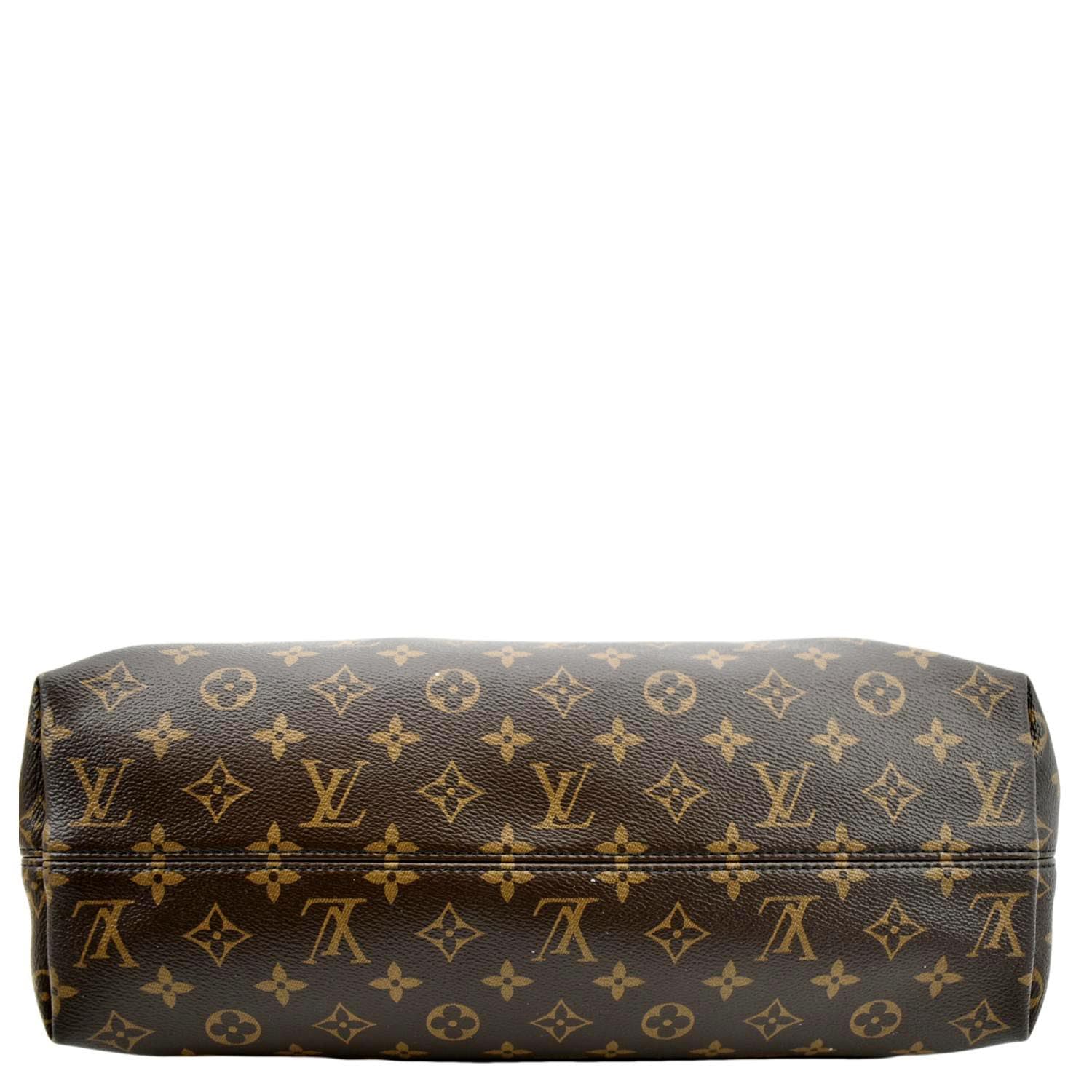 LOUIS VUITTON  Graceful MM Monogram Canvas Shoulder Bag Brown - Image 9