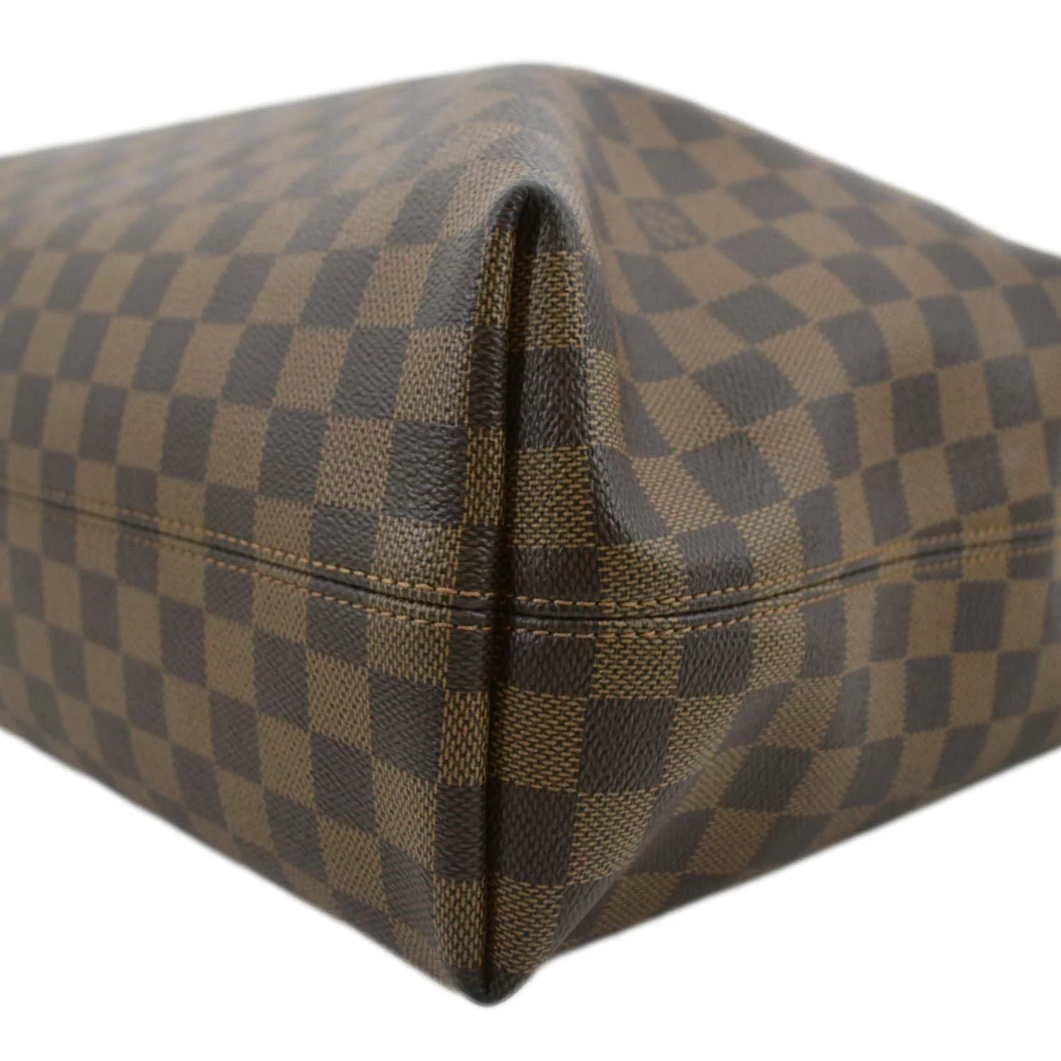 LOUIS VUITTON Graceful MM Damier Ebene Shoulder Bag Brown - Image 8