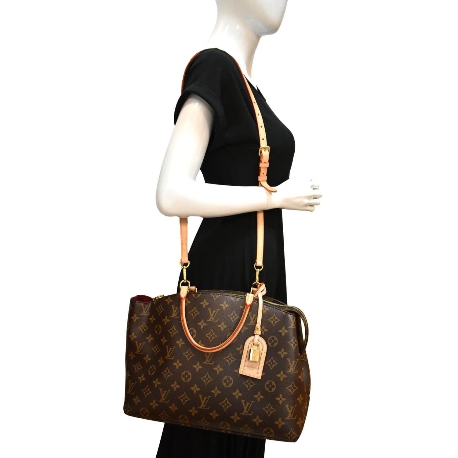 LOUIS VUITTON Grand Palais Monogram Canvas Shoulder Bag Brown - Image 2