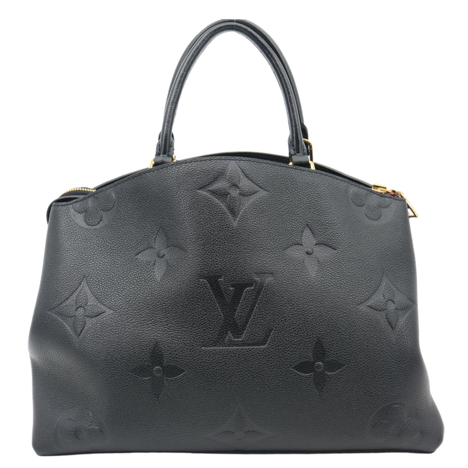 LOUIS VUITTON Grand Palais MM Monogram Empreinte Leather Satchel Black - Image 3