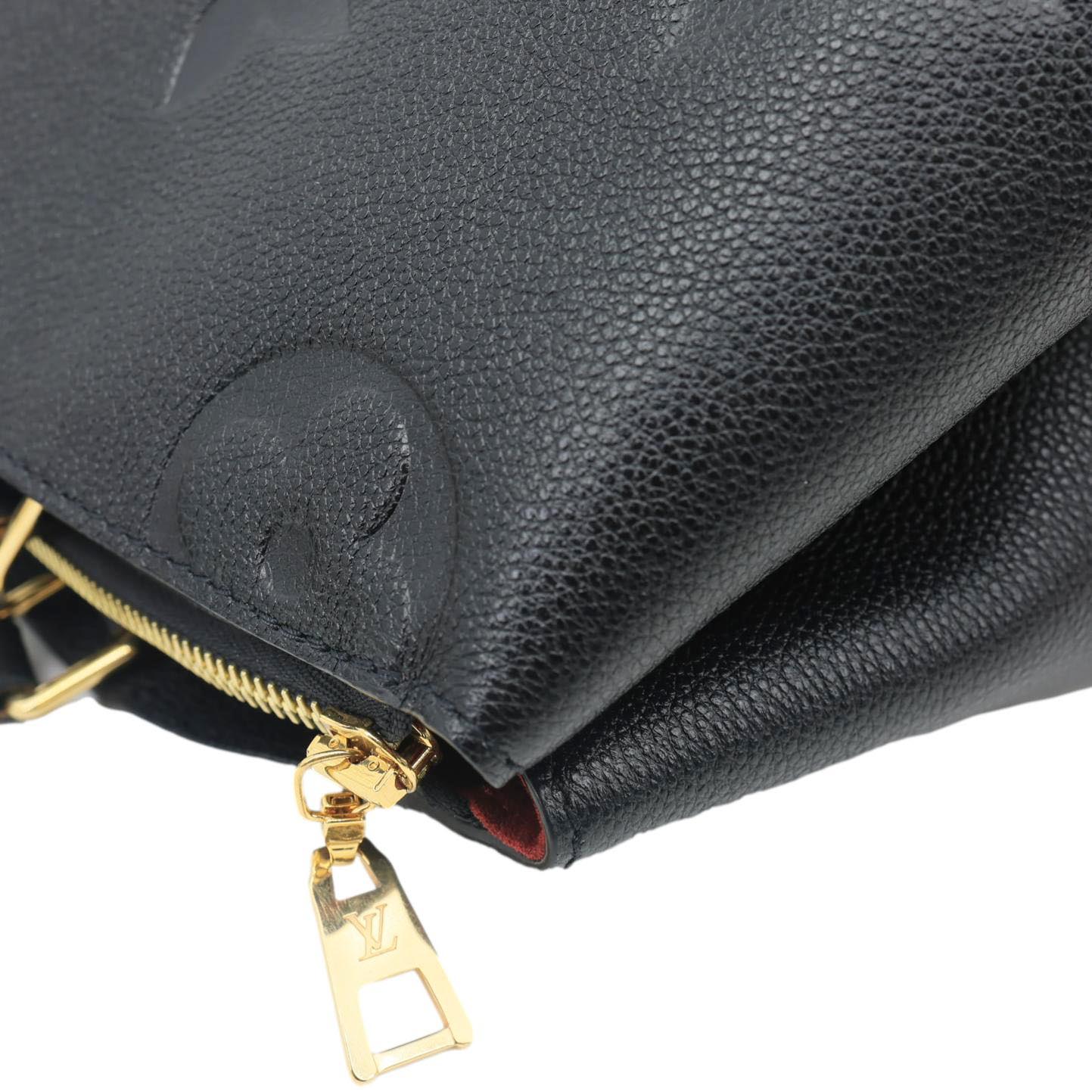 LOUIS VUITTON Grand Palais MM Monogram Empreinte Leather Satchel Black - Image 6