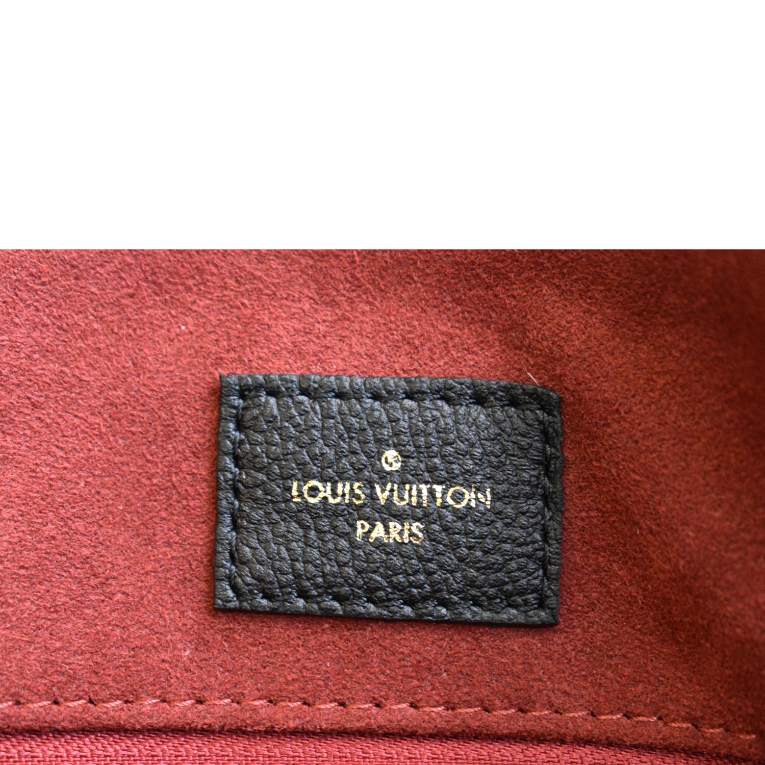 LOUIS VUITTON Grand Palais Monogram Empreinte Leather Shoulder Bag Black - Image 11