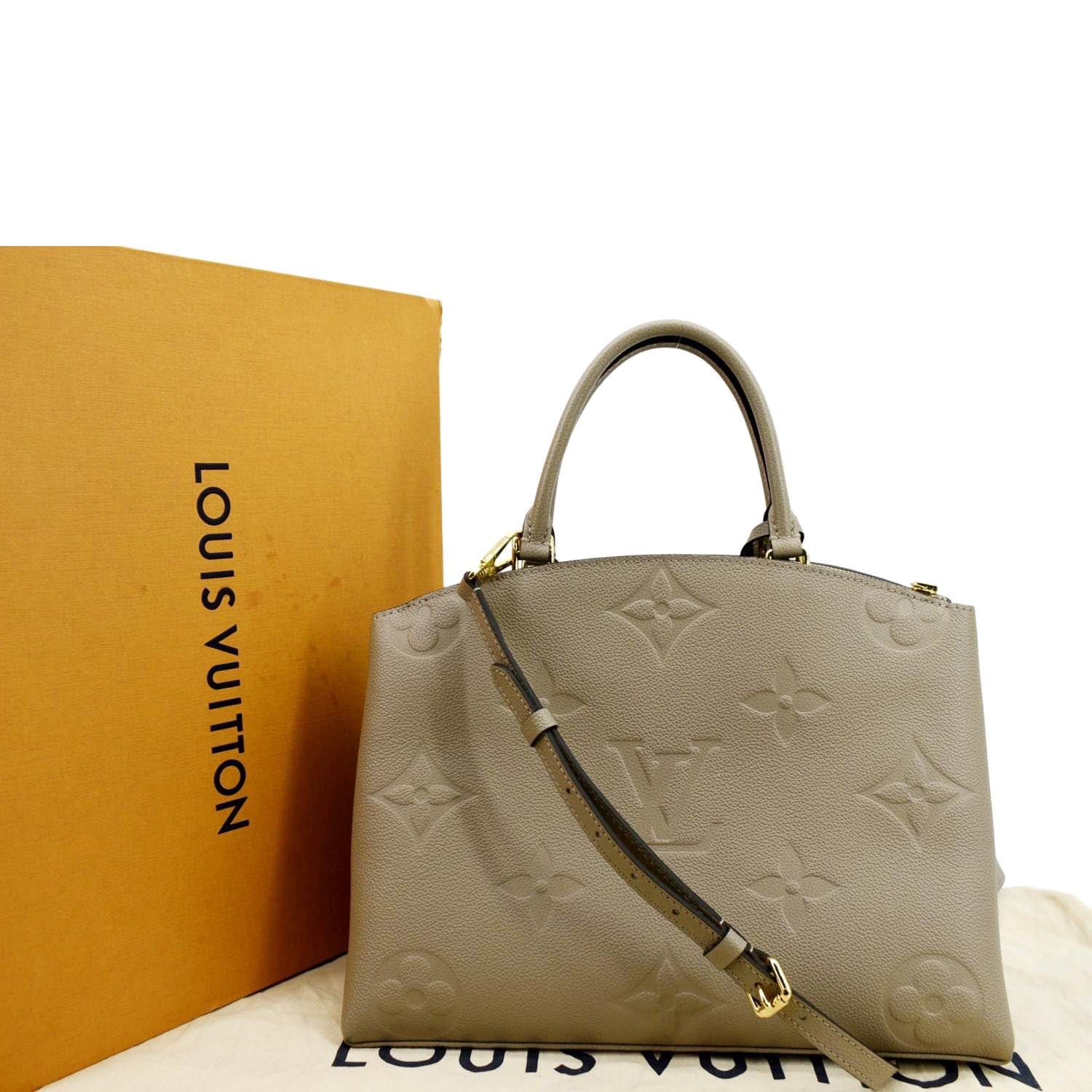 LOUIS VUITTON Grand Palais Monogram Empreinte Leather Shoulder Bag Tourterelle - Image 3