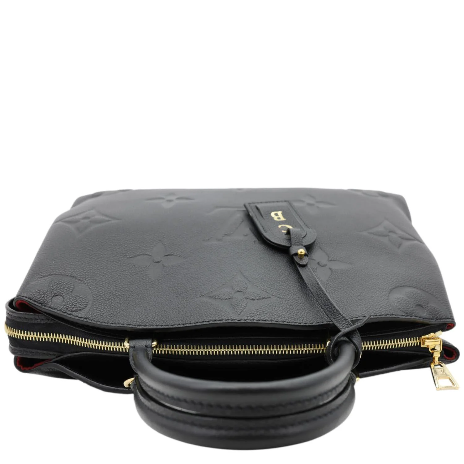 LOUIS VUITTON Grand Palais MM Monogram Empreinte Leather Shoulder Bag Black - Image 5