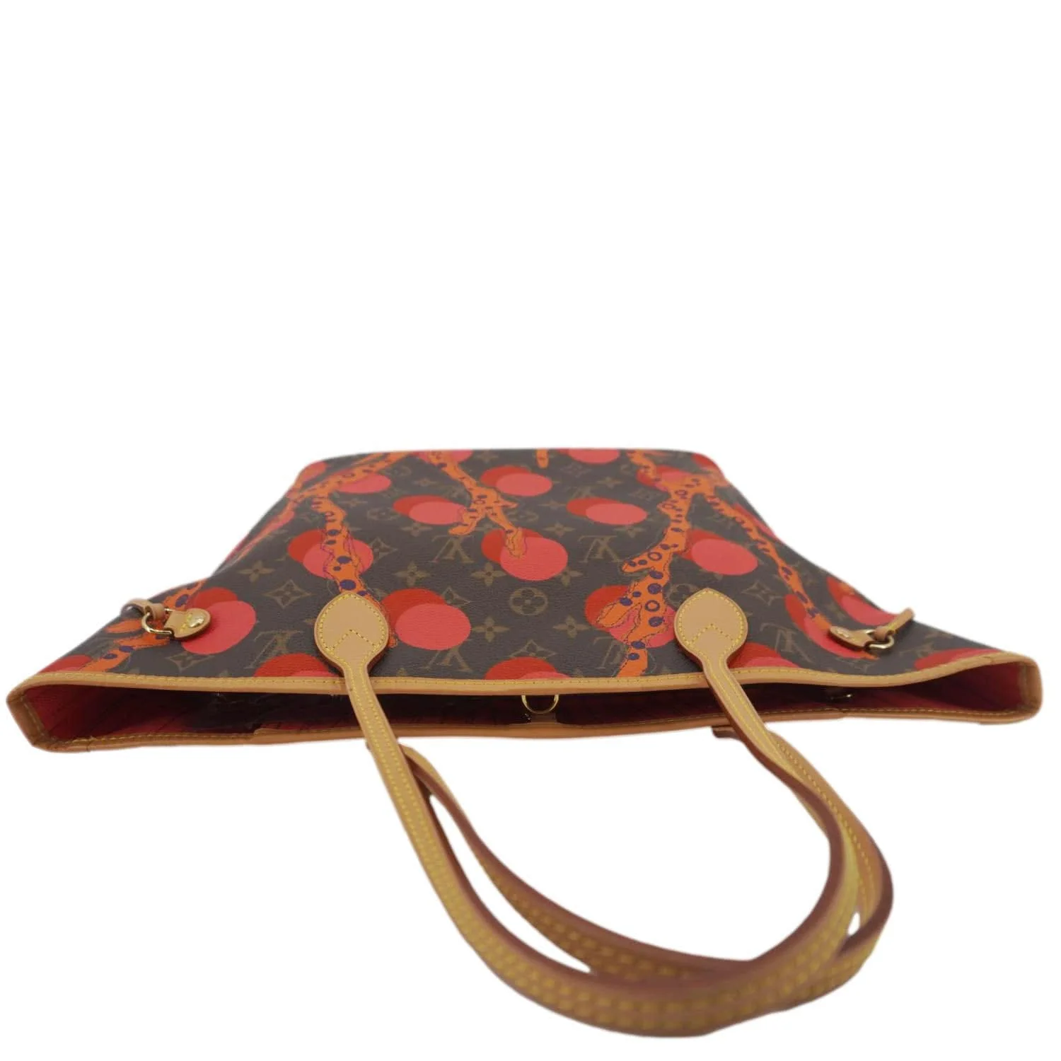 LOUIS VUITTON Neverfull MM Grenade Ramages Monogram Canvas Tote Bag Brown - Image 5