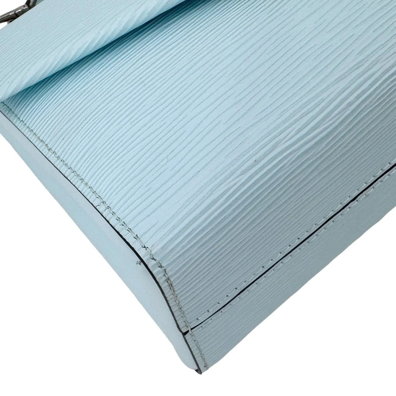 LOUIS VUITTON Grenelle Epi Leather Pochette Crossbody Bag Light Blue - Image 8