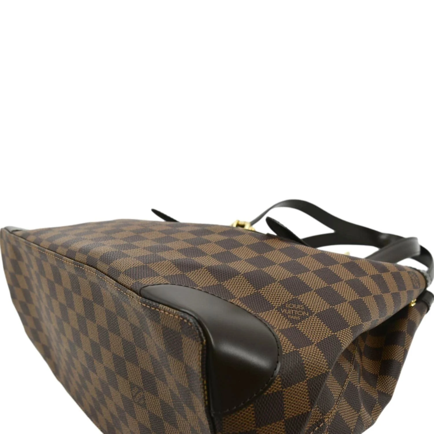 LOUIS VUITTON Hampstead Damier Ebene Shoulder Bag Brown - Image 8