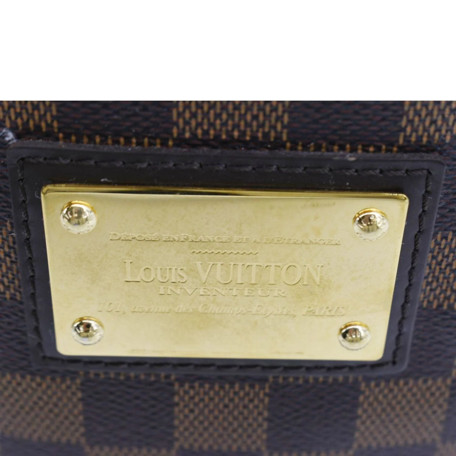 LOUIS VUITTON Hampstead PM Damier Ebene Shoulder Bag Brown - Image 14