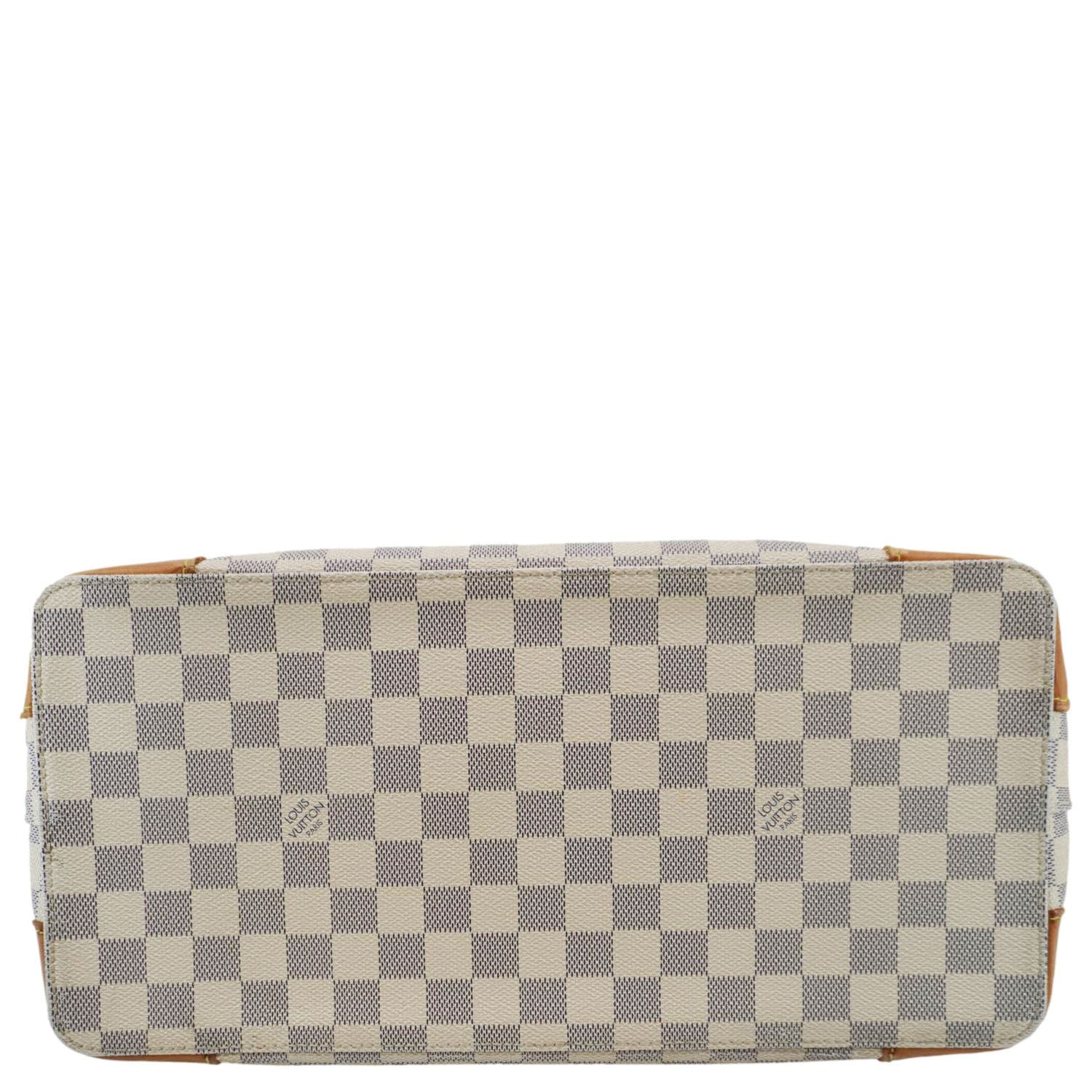 LOUIS VUITTON Hampstead PM Damier Azur Shoulder Bag White - Image 9