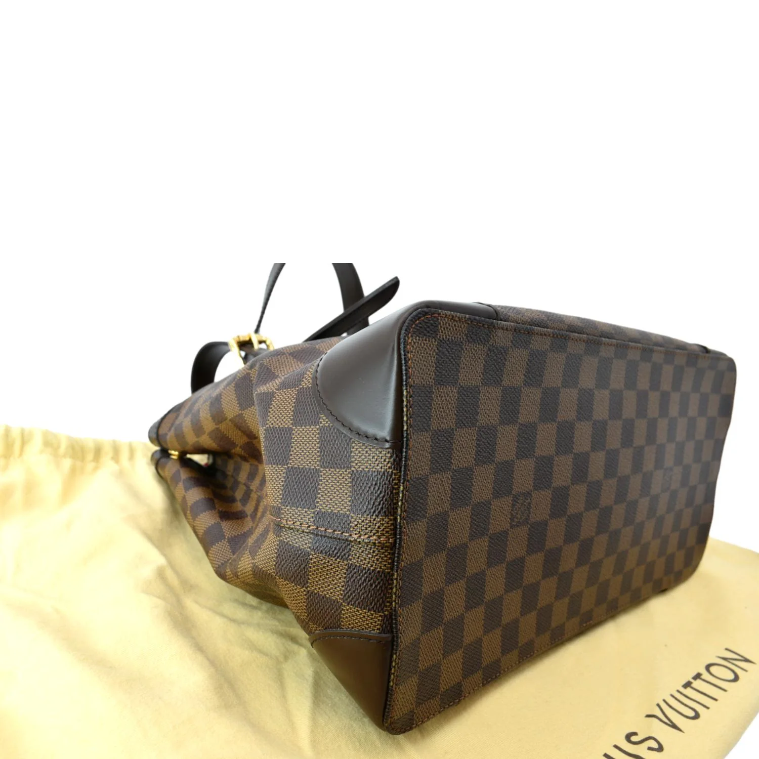 LOUIS VUITTON Hampstead PM Damier Ebene Shoulder Bag Brown - Image 7