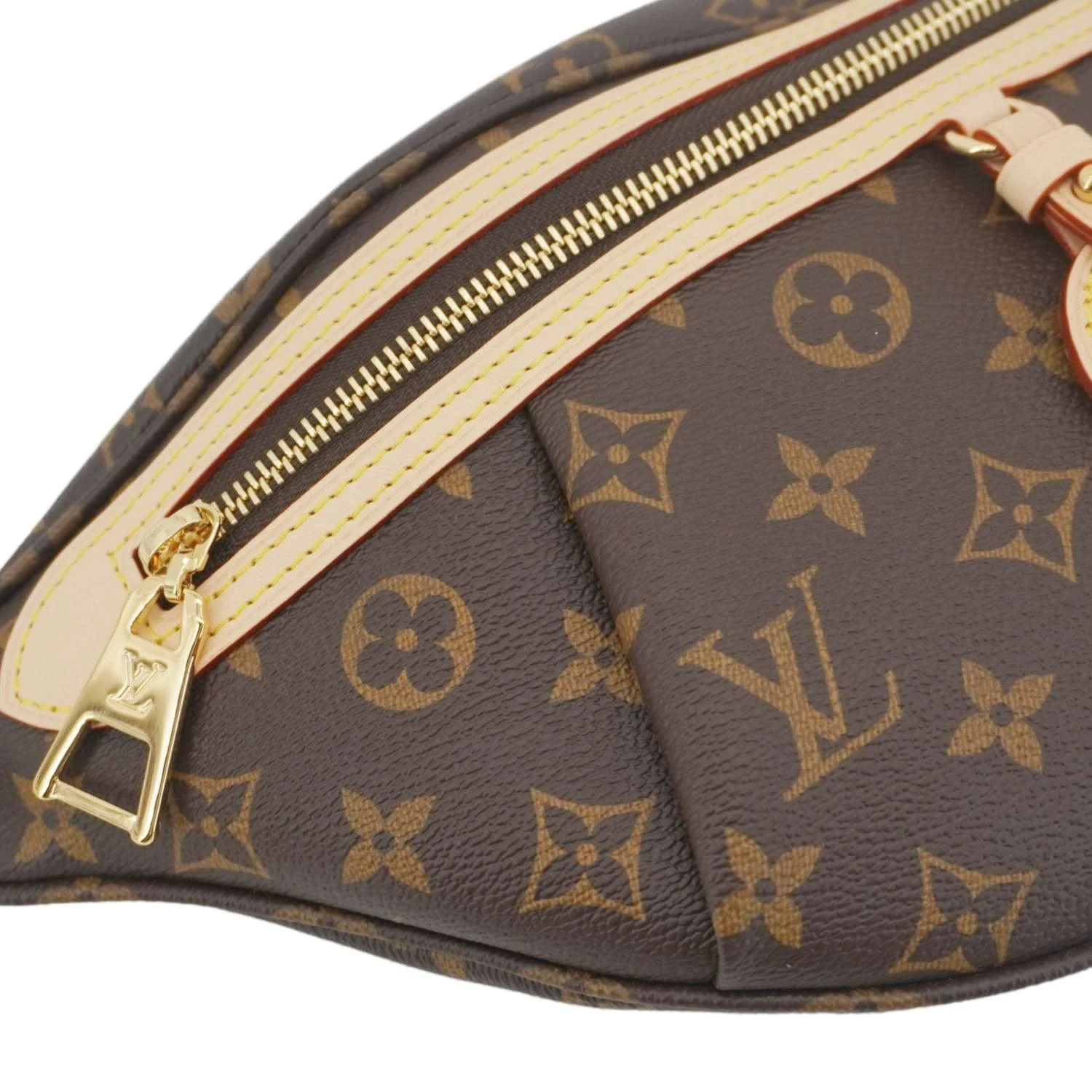 LOUIS VUITTON High Rise Monogram Canvas Bumbag Brown - Image 10