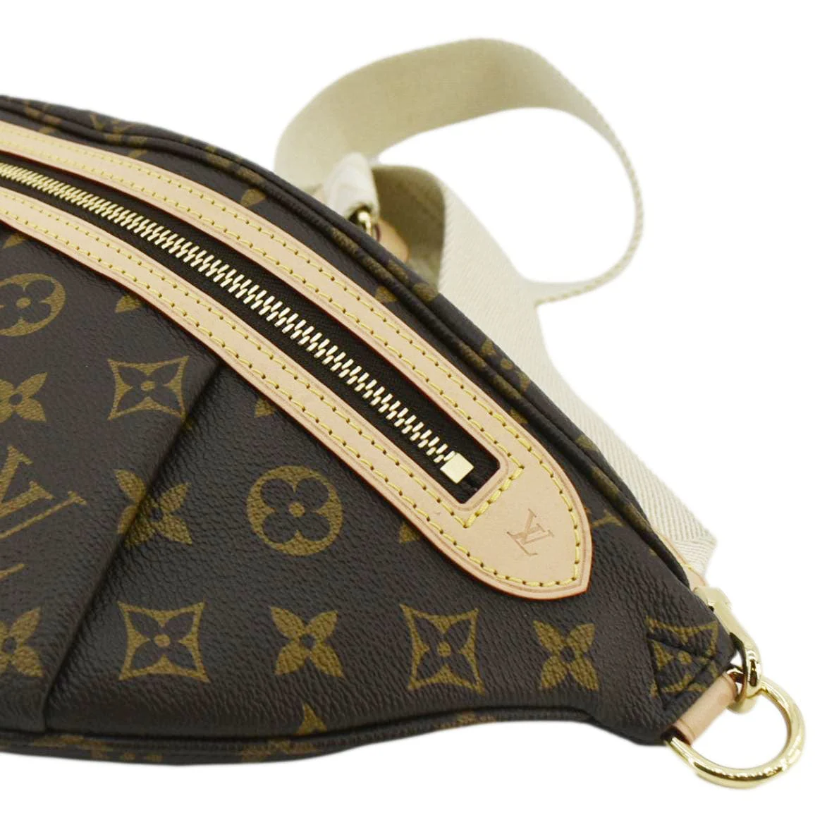 LOUIS VUITTON High Rise Monogram Canvas Bumbag Brown - Image 9