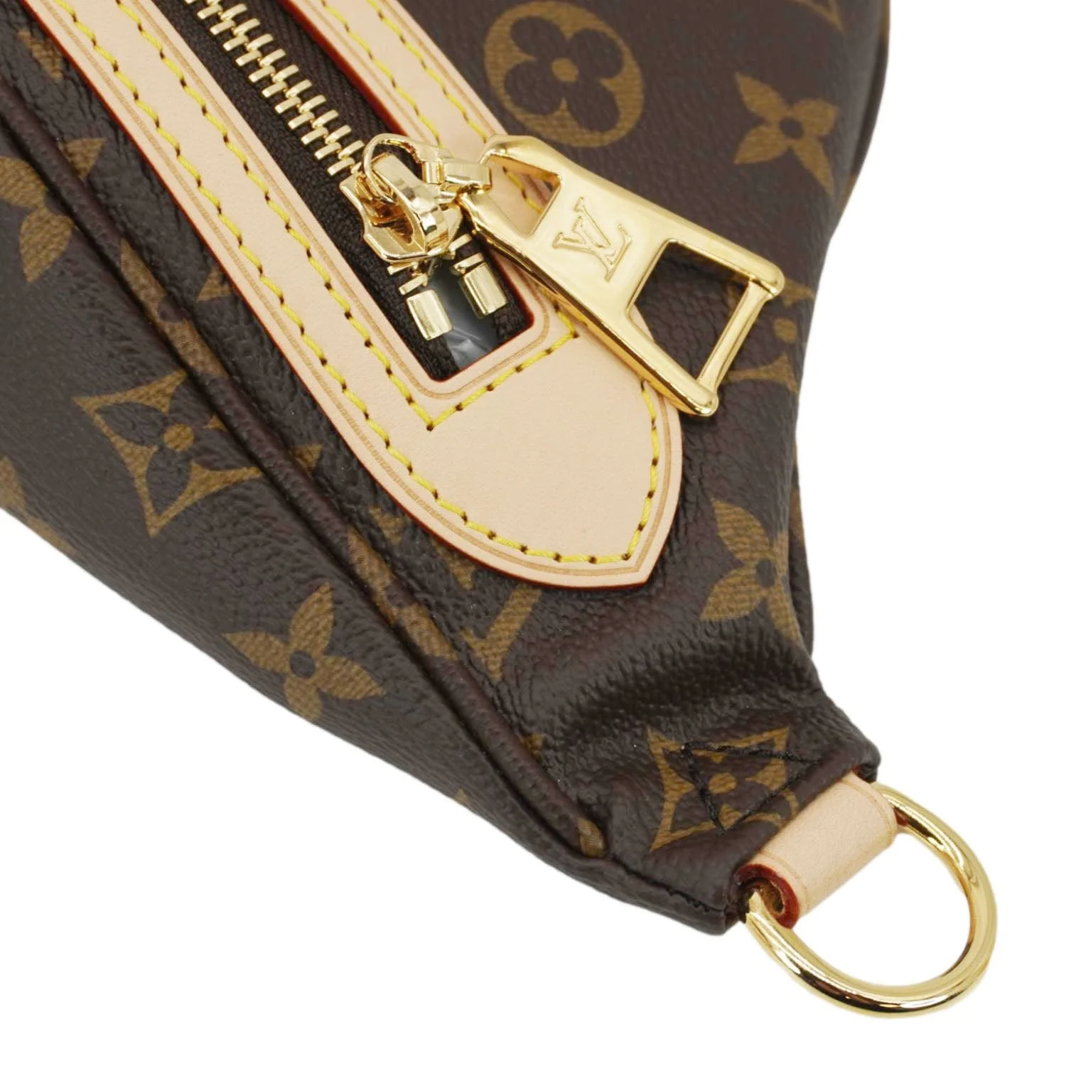LOUIS VUITTON High Rise Monogram Canvas Bumbag Brown - Image 4