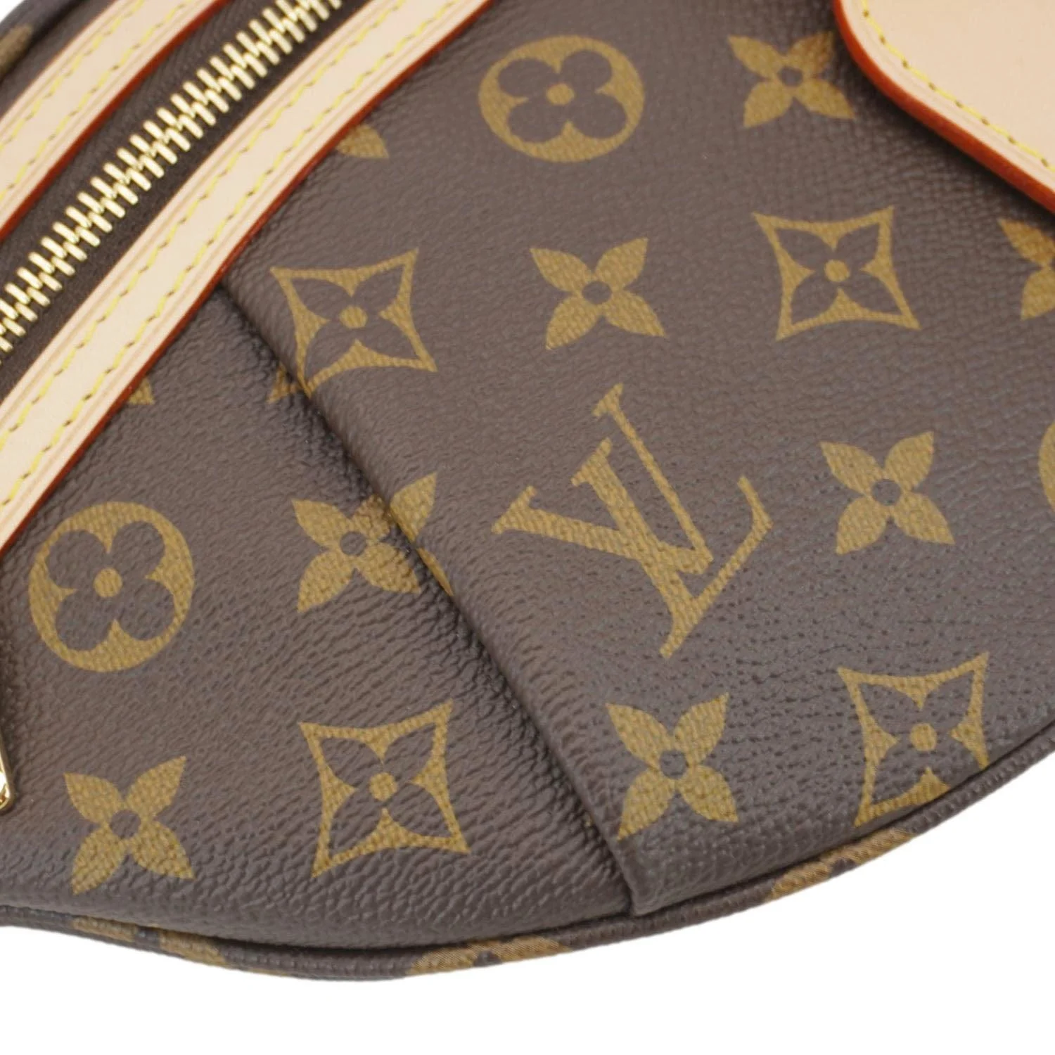 LOUIS VUITTON High Rise Monogram Canvas Bumbag Brown - Image 9