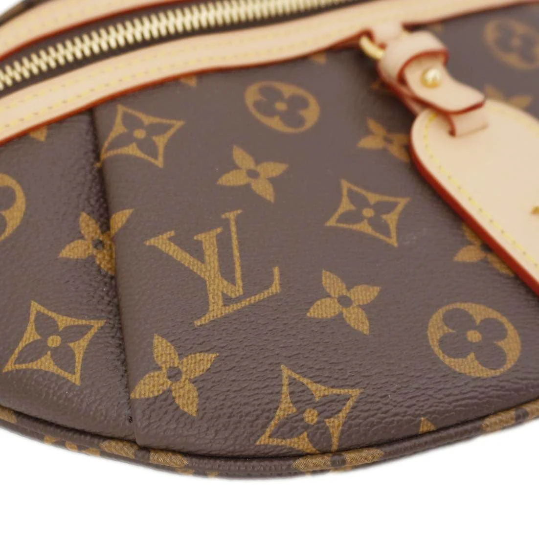 LOUIS VUITTON High Rise Monogram Canvas Bumbag Brown - Image 10