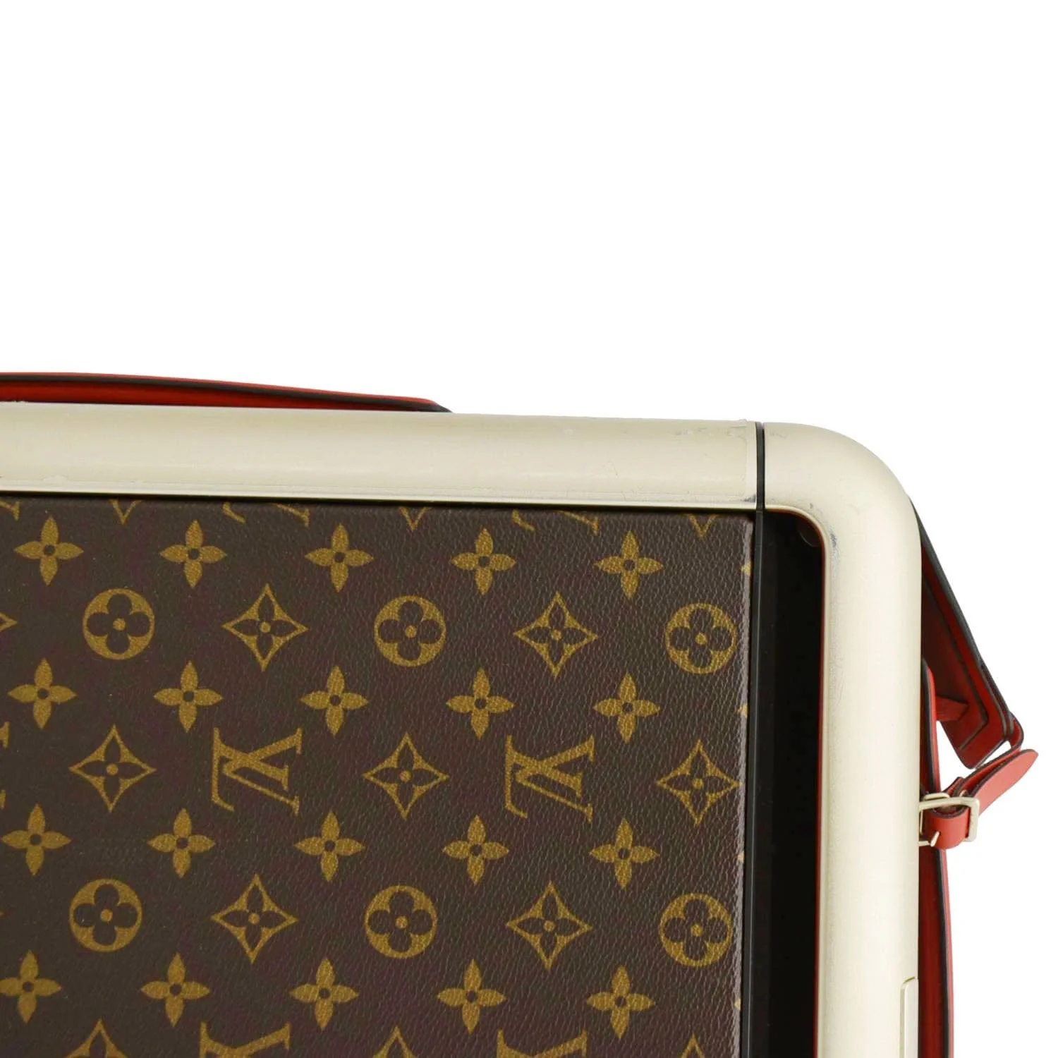 LOUIS VUITTON Horizon 55 Monogram Canvas Travel Bag Coquelicot Red - Image 11