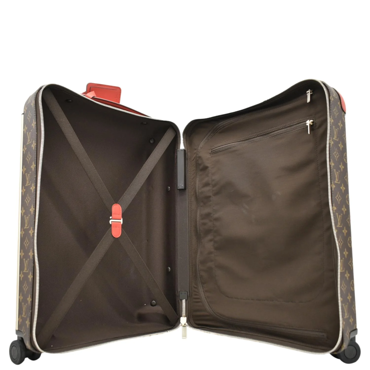 LOUIS VUITTON Horizon 55 Monogram Canvas Travel Bag Coquelicot Red - Image 13