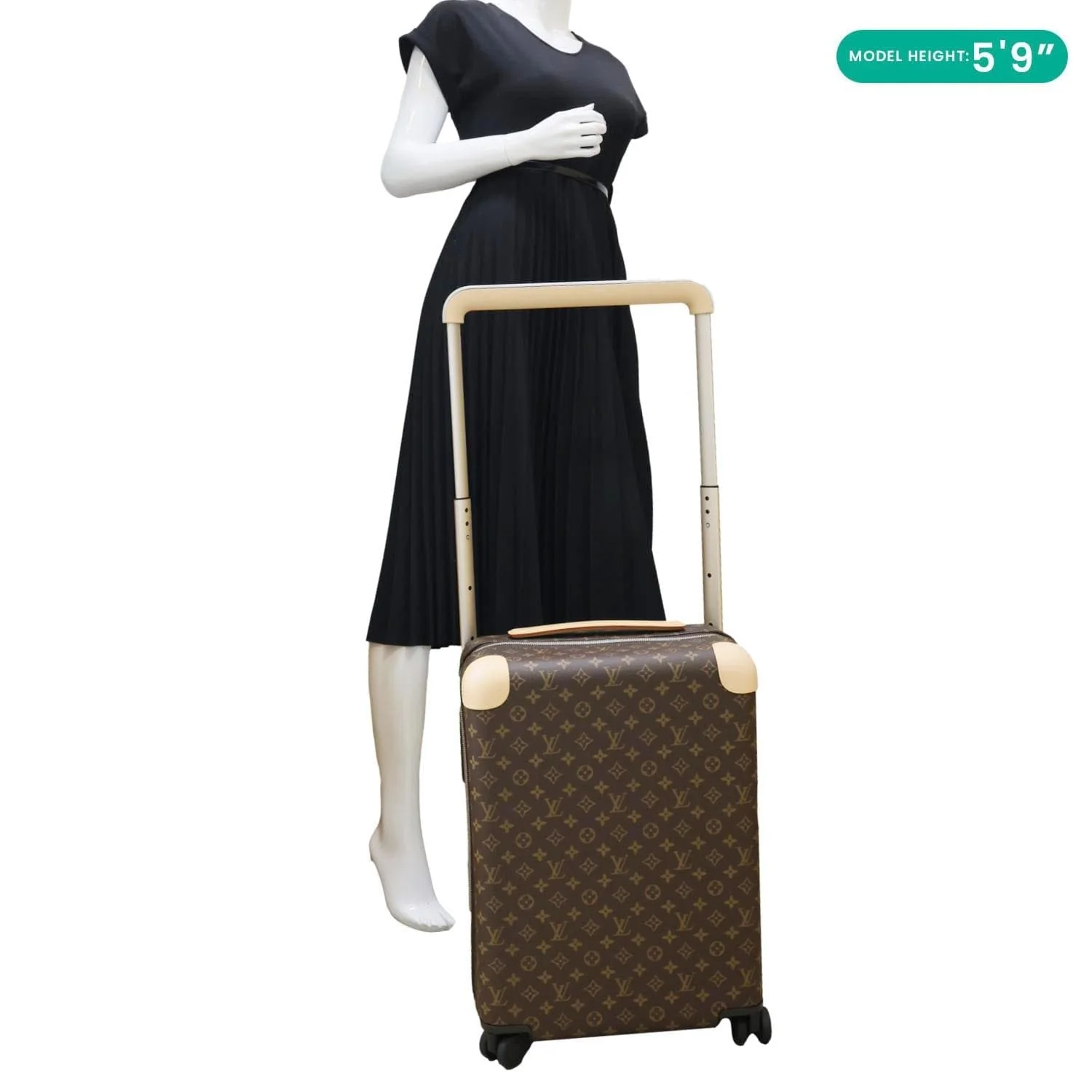 LOUIS VUITTON Horizon 55 Monogram Canvas Travel Bag Brown - Image 2