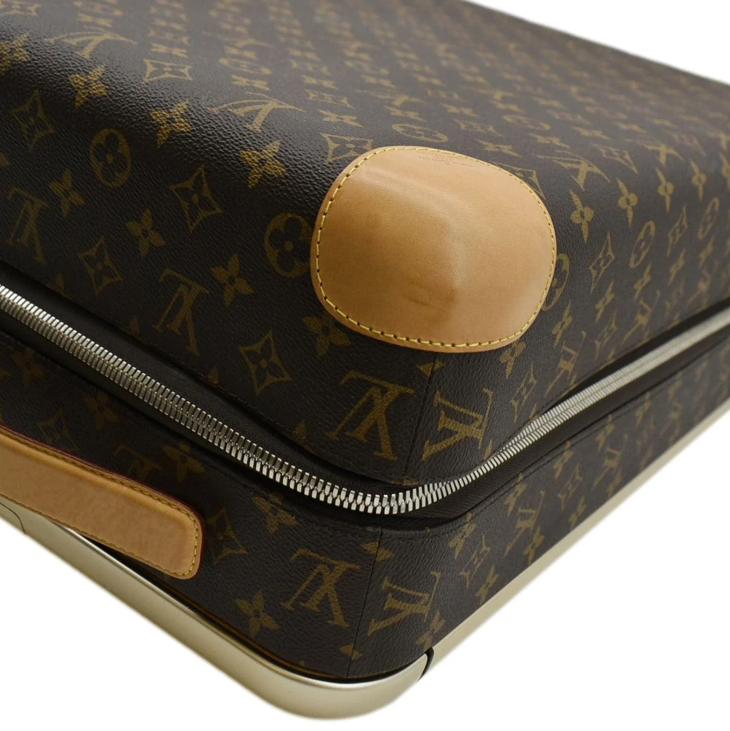 LOUIS VUITTON Horizon 55 Monogram Canvas Rolling Suitcase Brown - Image 4
