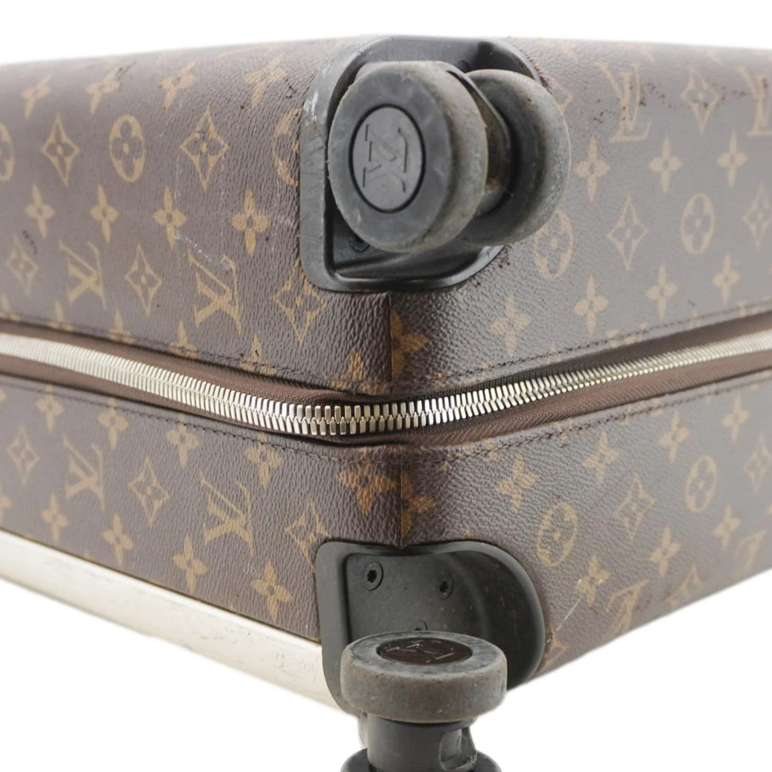 LOUIS VUITTON Horizon 55 Monogram Canvas Travel Bag Brown - Image 18