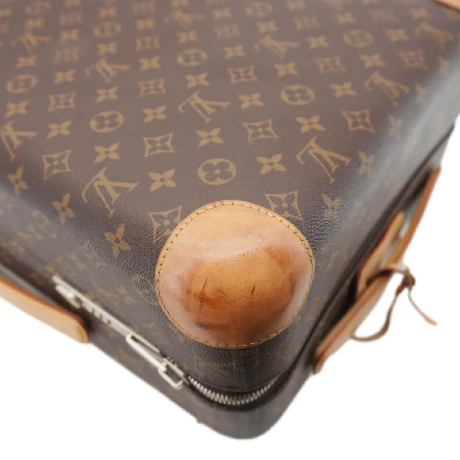 LOUIS VUITTON Horizon 55 Monogram Canvas Travel Bag Brown - Image 7