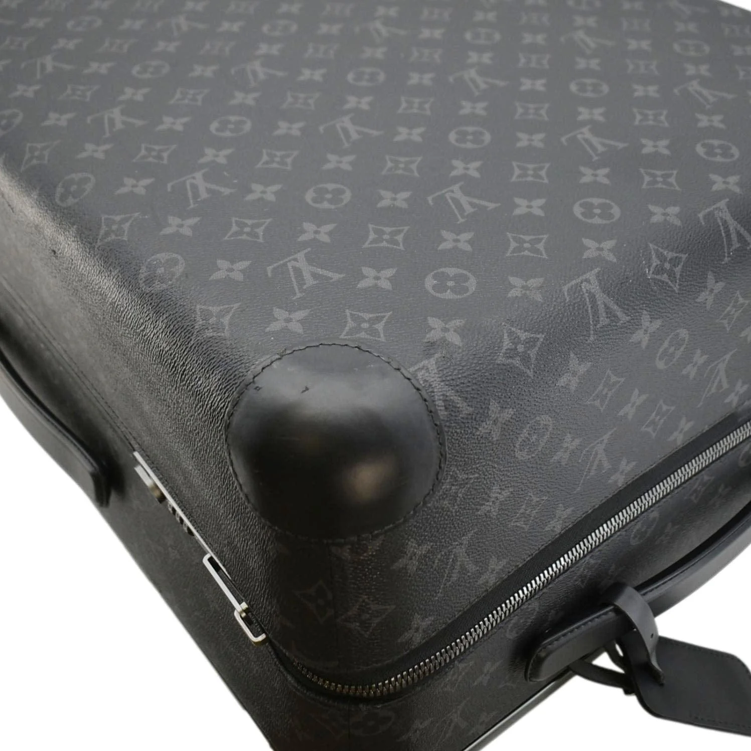 LOUIS VUITTON Horizon 70 Monogram Eclipse Canvas Rolling Suitcase Black - Image 6