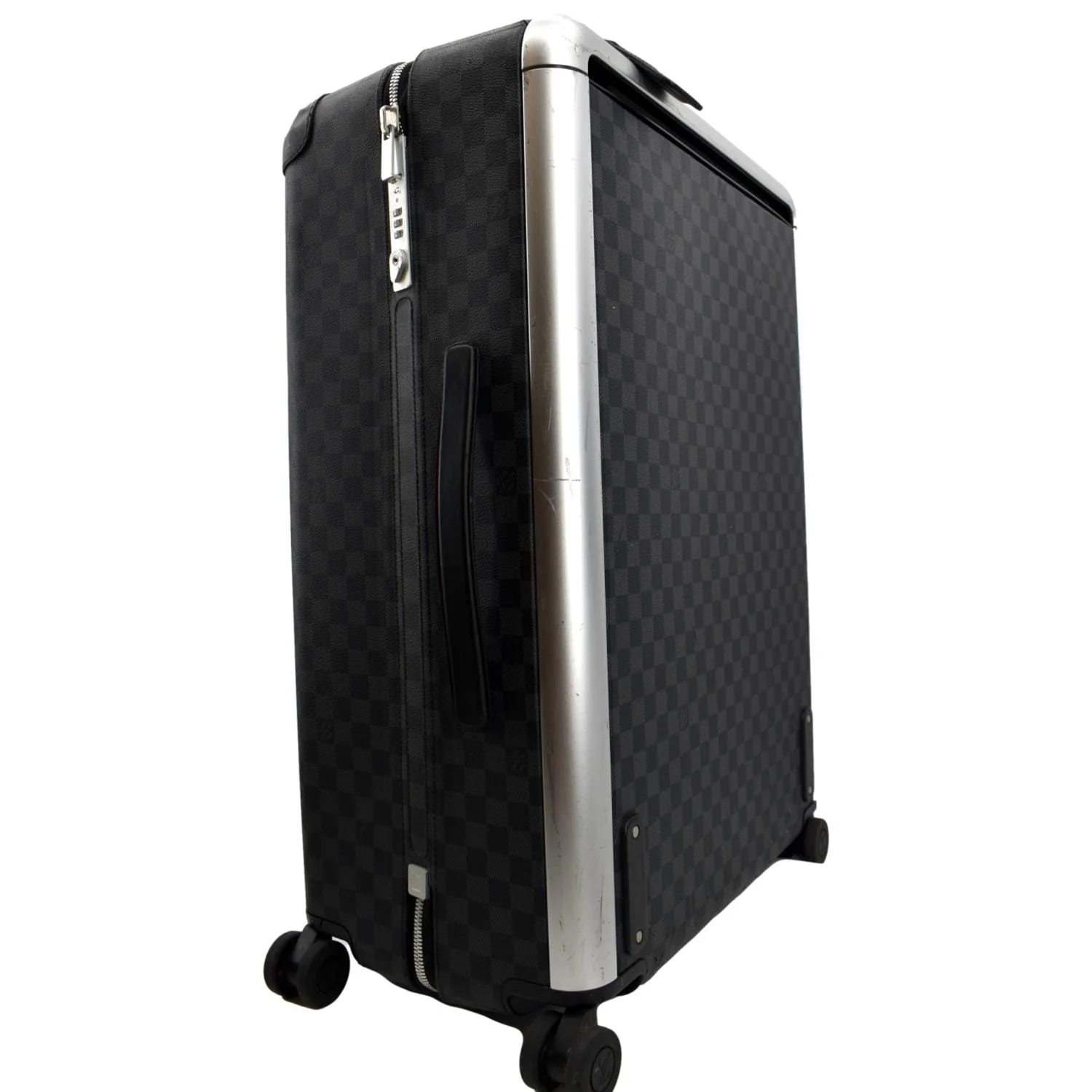 Louis Vuitton Horizon 70 Monogram Eclipse Canvas Rolling Suitcase Black - Image 3
