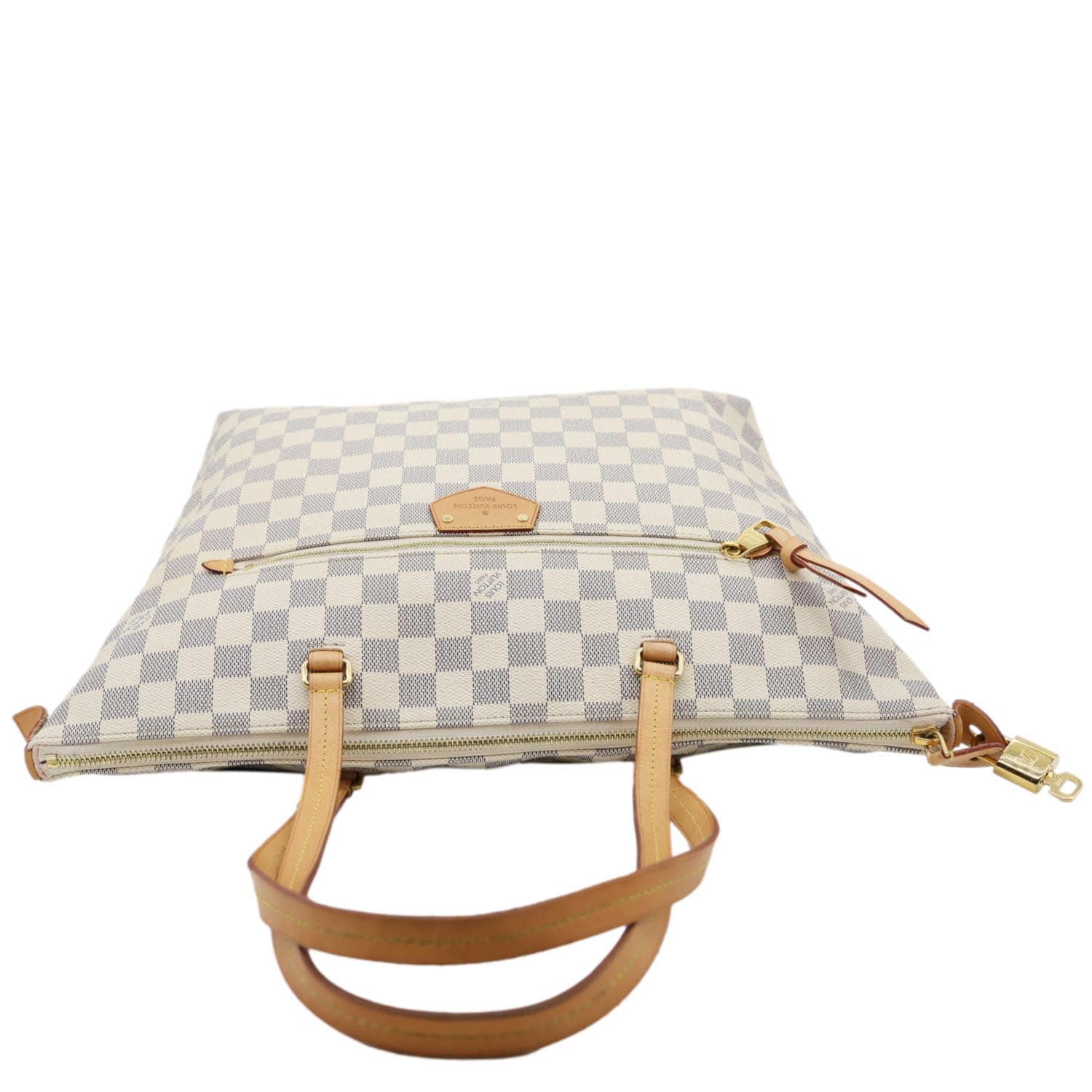 LOUIS VUITTON Iena MM Damier Azur Shoulder Bag Rose Ballerine - Image 3