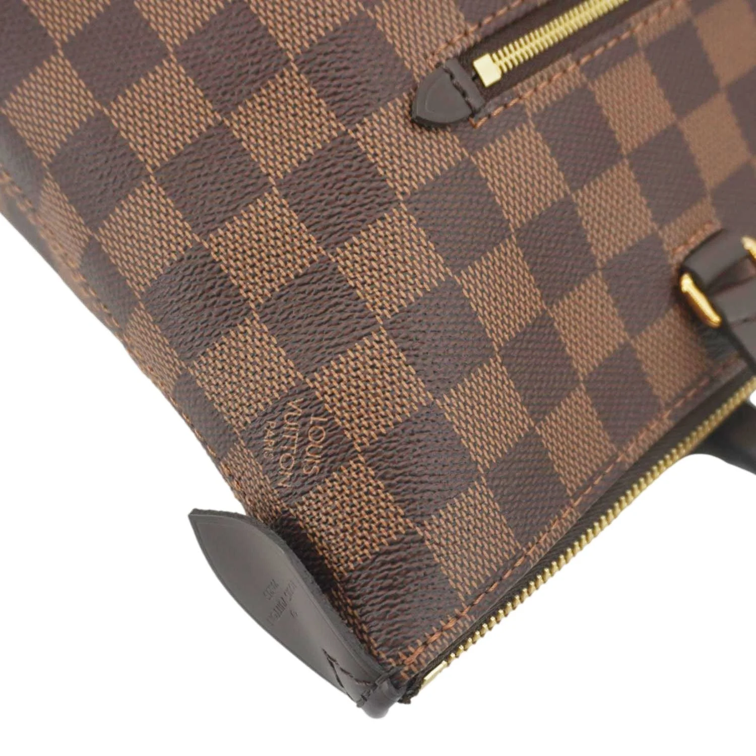 LOUIS VUITTON Iena MM Damier Ebene Shoulder Bag Brown - Image 7