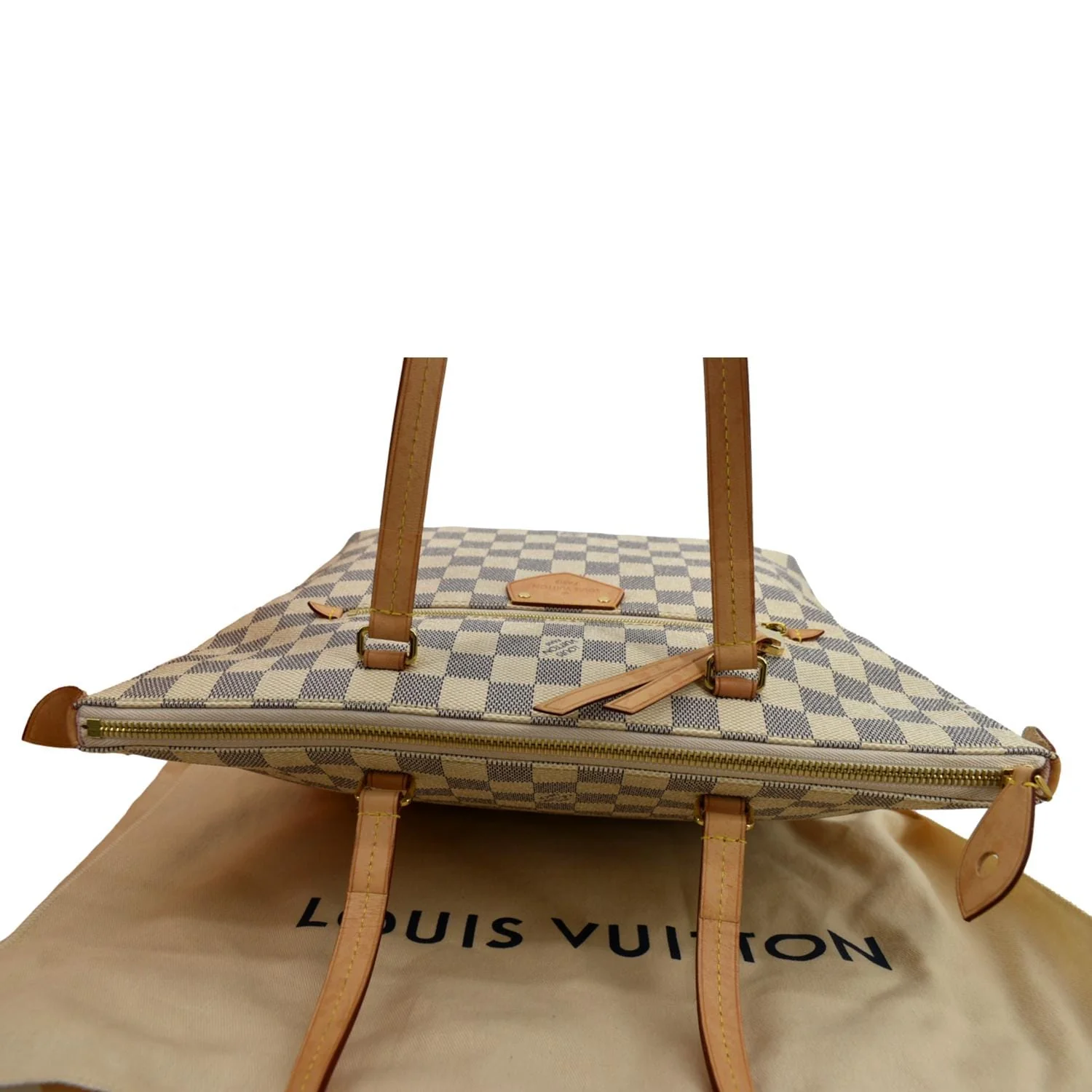 LOUIS VUITTON Iena PM Damier Azur Shoulder Bag White - Image 5