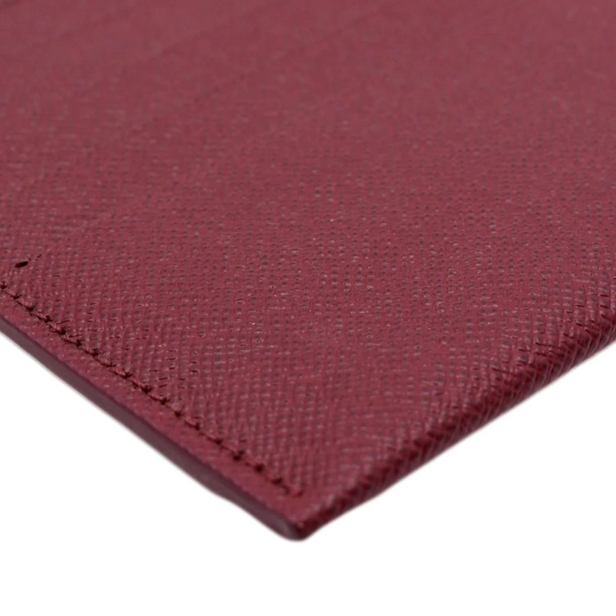 LOUIS VUITTON Insert Pouch Leather Card Holder Red - Image 5