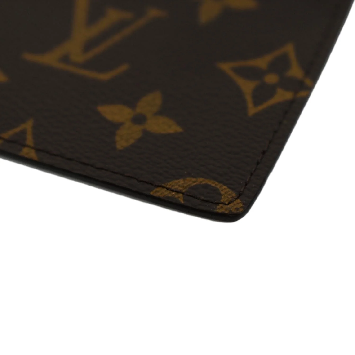LOUIS VUITTON Felicie Zippered Monogram Canvas Insert Pouch Brown - Image 4