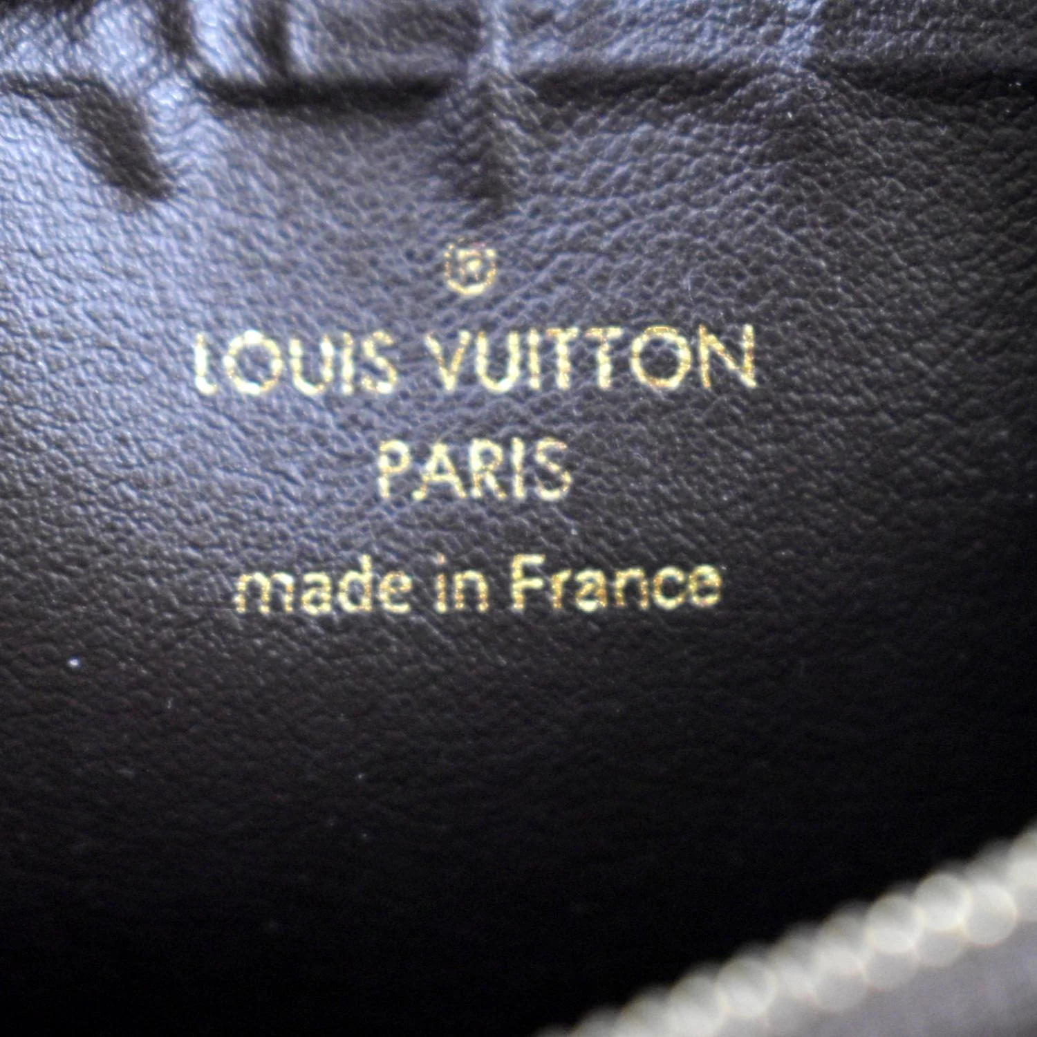 LOUIS VUITTON Felicie Zippered Monogram Canvas Insert Pouch Brown - Image 9