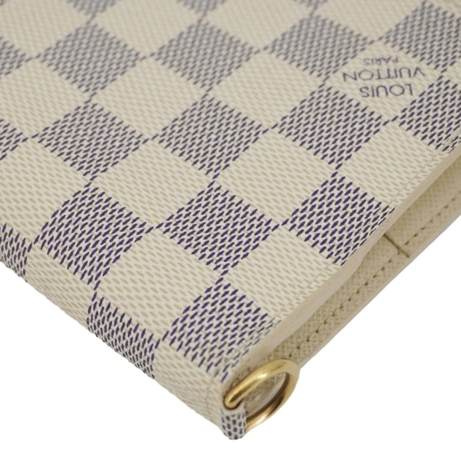 LOUIS VUITTON Insolite Damier Azur Wallet White - Image 6
