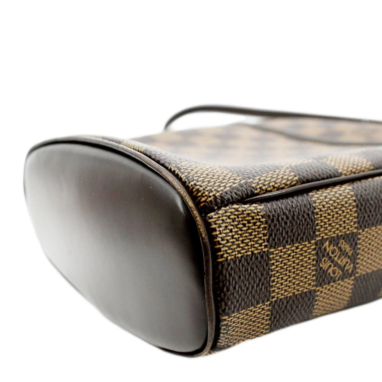 LOUIS VUITTON Ipanema GM Damier Ebene Crossbody Bag Brown - Image 7