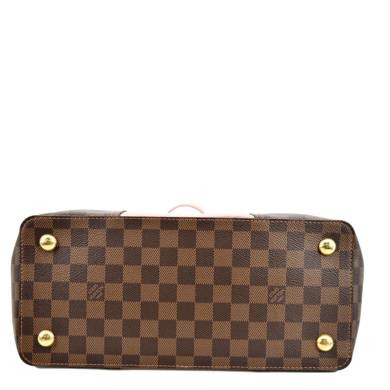 LOUIS VUITTON Jersey Damier Ebene Shoulder Bag Magnolia - Image 8