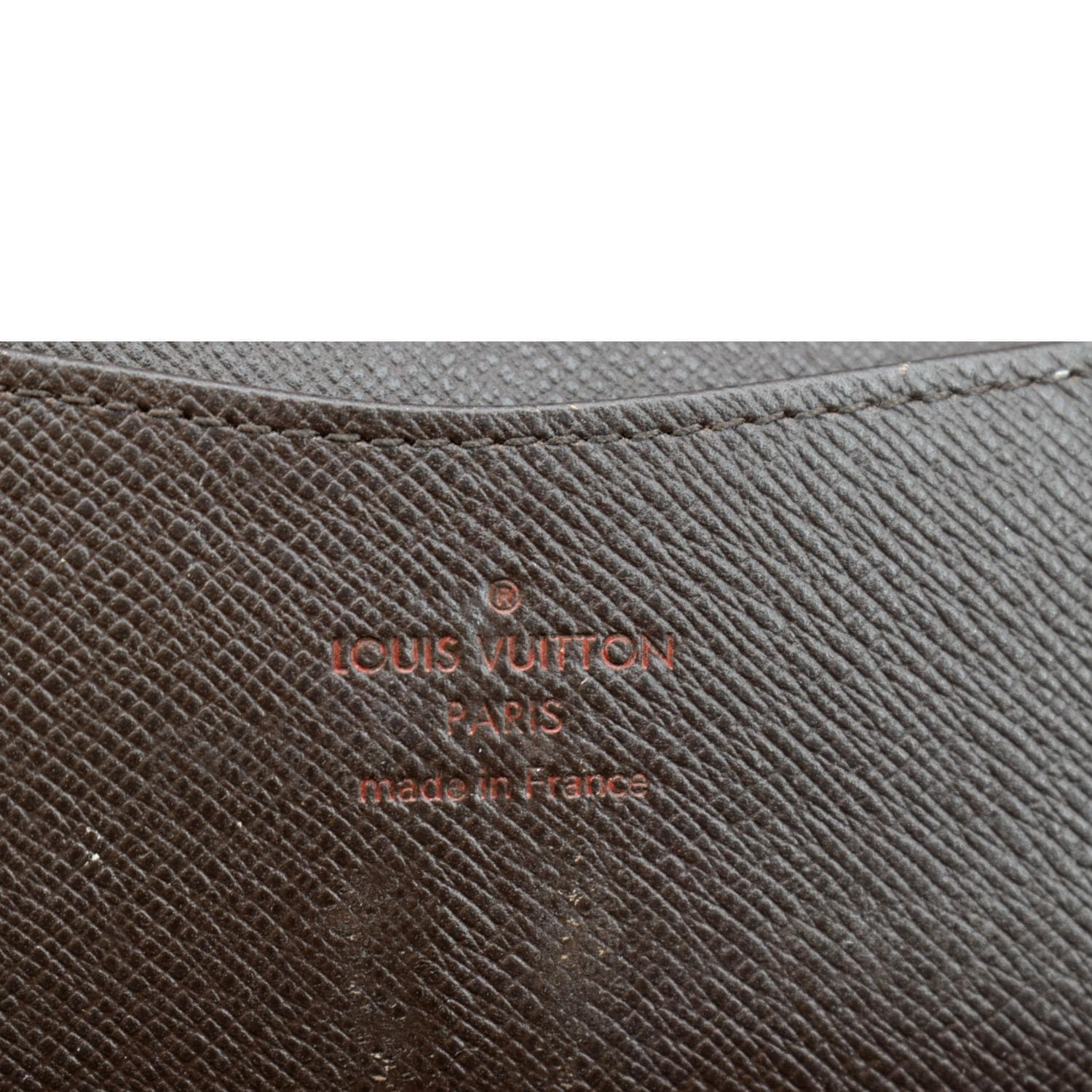 LOUIS VUITTON Josephine Damier Ebene Wallet Brown - Image 11