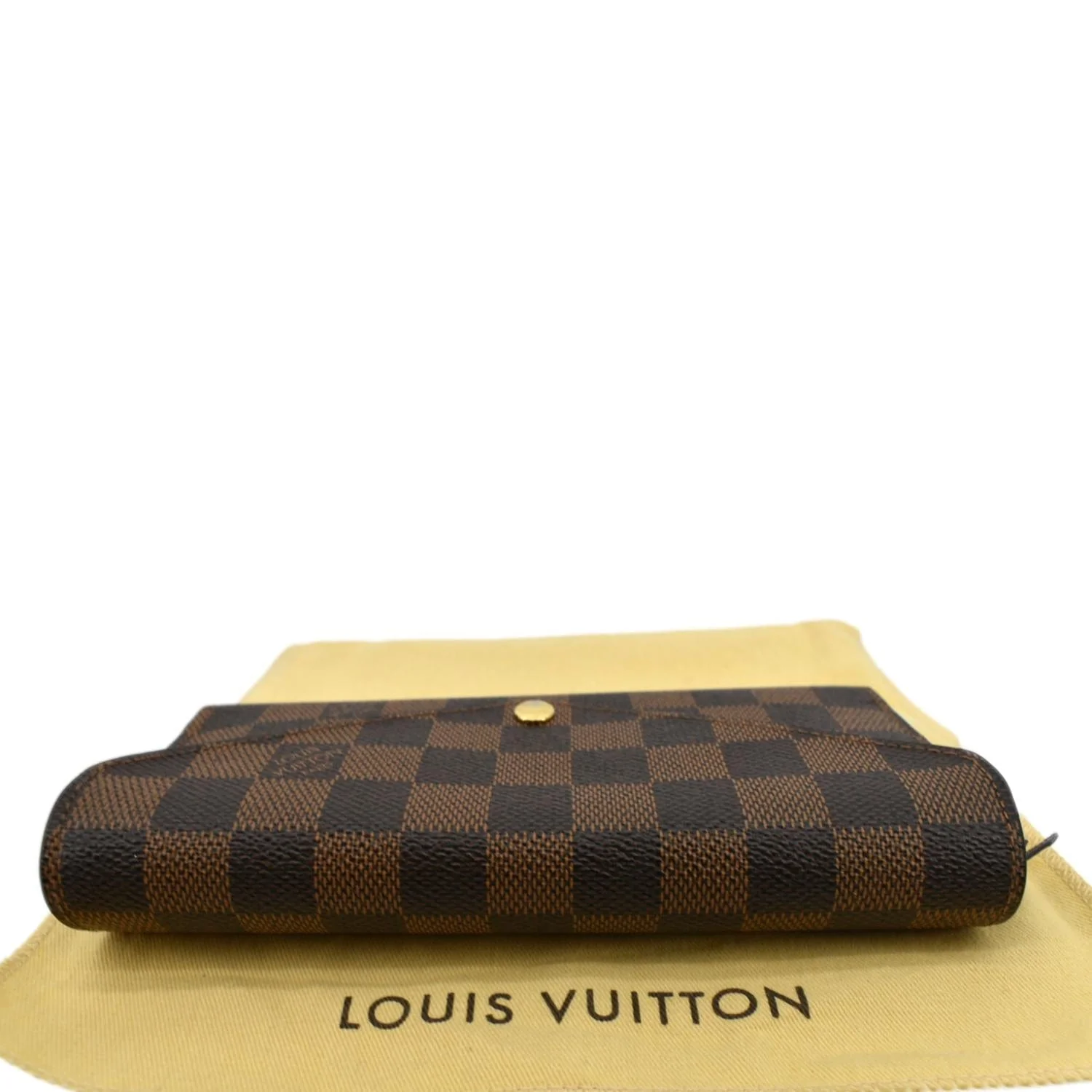 LOUIS VUITTON Josephine Damier Ebene Wallet Brown - Image 4