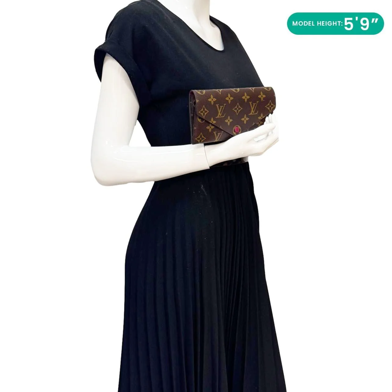LOUIS VUITTON Josephine Monogram Canvas Wallet Brown - Image 2