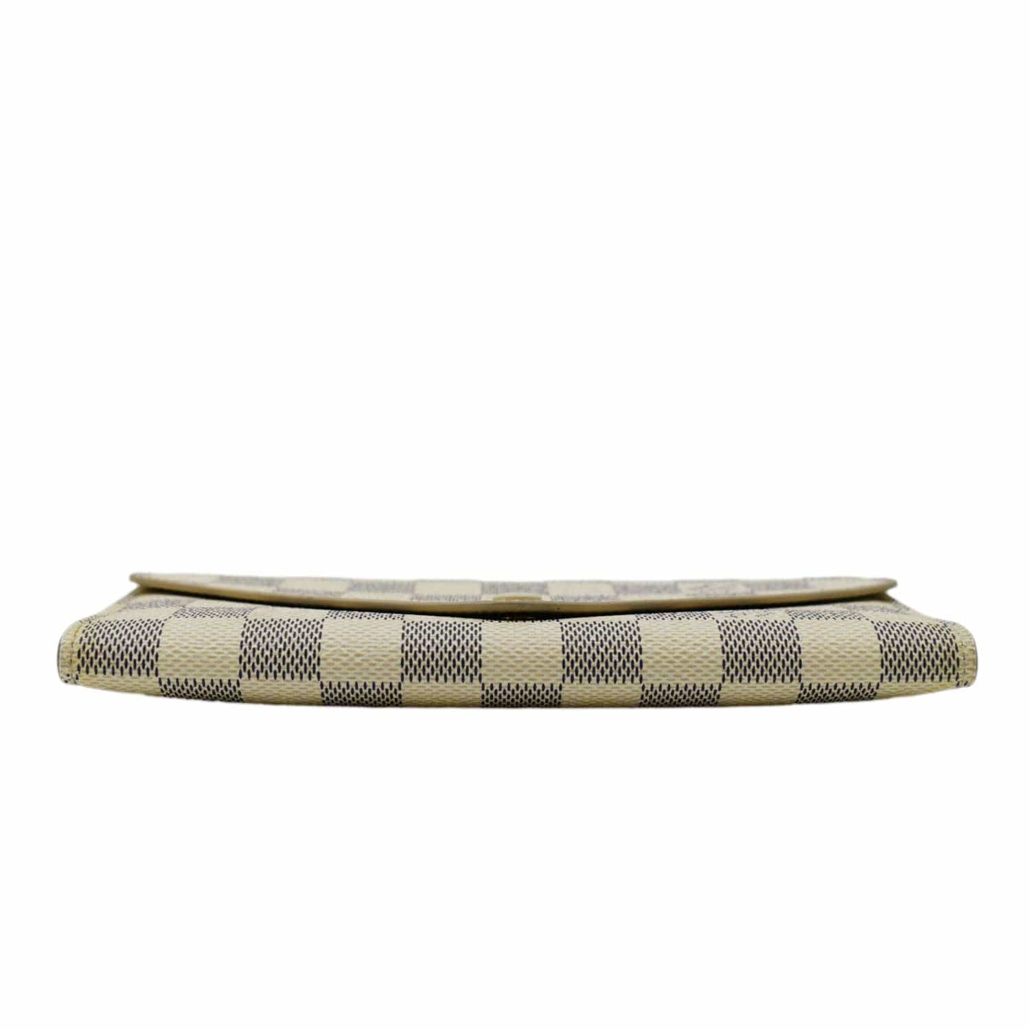 LOUIS VUITTON Josephine Damier Azur Wallet White - Image 10
