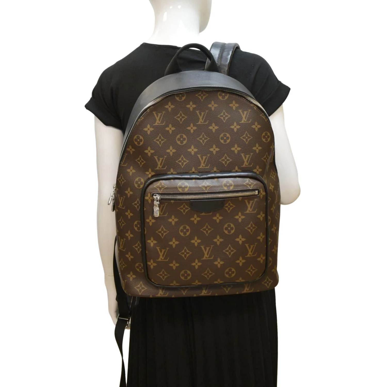 LOUIS VUITTON Josh Monogram Canvas Backpack Bag Brown - Image 2