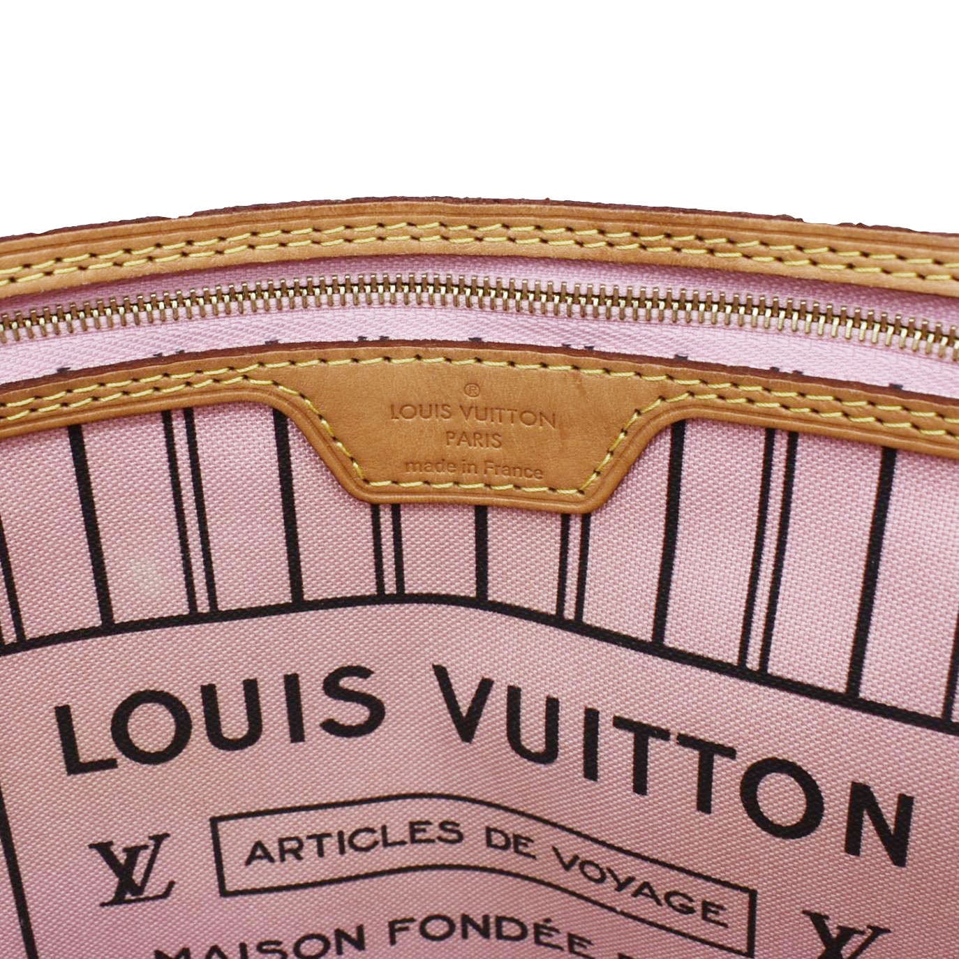 LOUIS VUITTON Neverfull MM Jungle Dots Monogram Canvas Shoulder Bag Brown - Image 12
