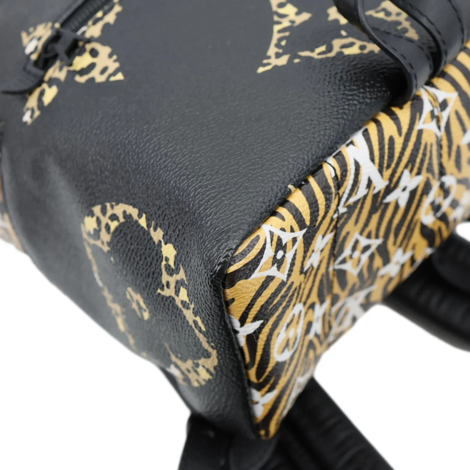 LOUIS VUITTON Palm Springs Jungle PM Monogram Giant Canvas Backpack Black - Image 3
