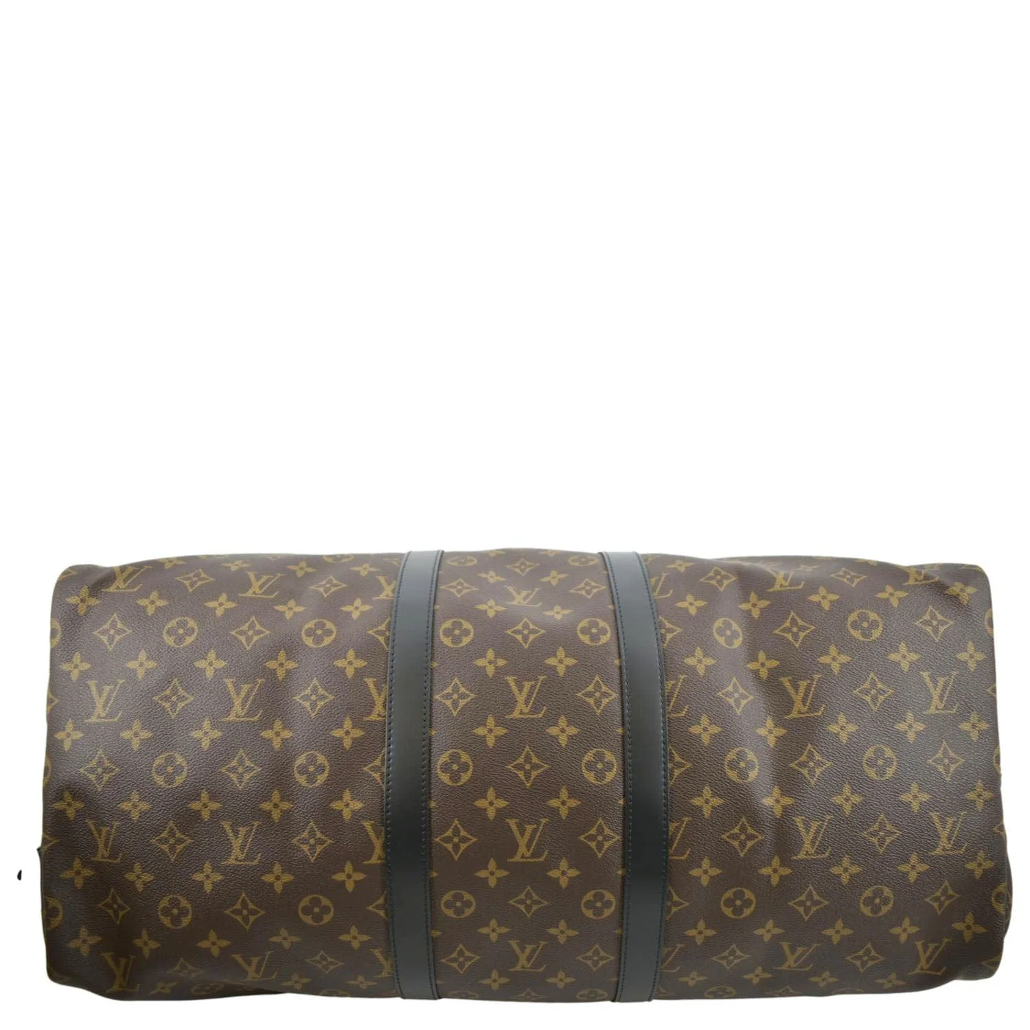 LOUIS VUITTON Keepall 55 Bandouliere Monogram Canvas Travel Bag Brown - Image 10