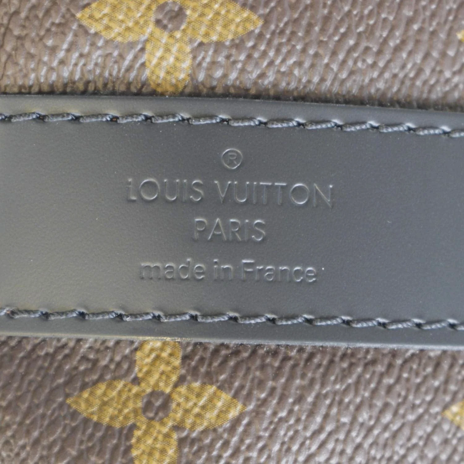 LOUIS VUITTON Keepall 55 Bandouliere Monogram Canvas Travel Bag Brown - Image 11