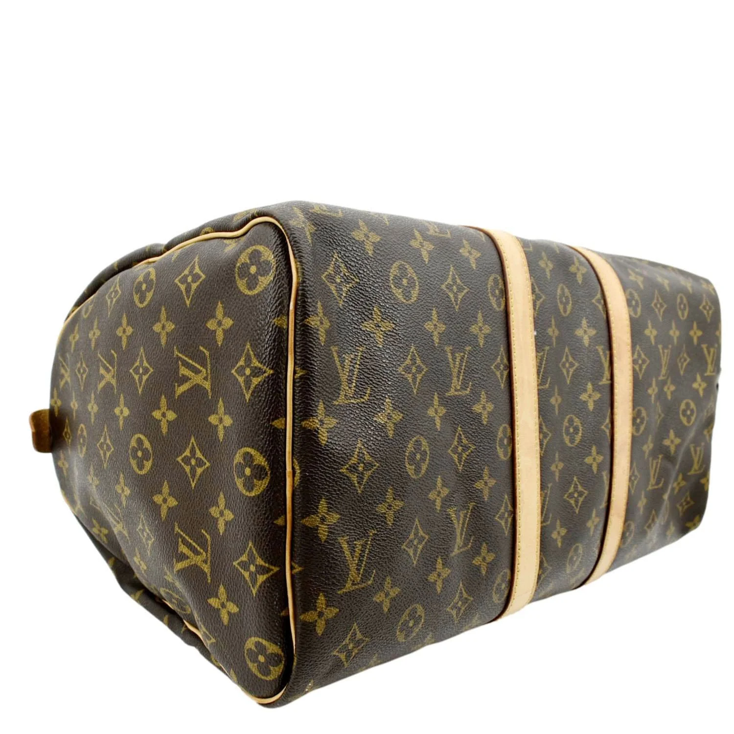 LOUIS VUITTON Keepall 45 Monogram Canvas Travel Bag Brown - Image 6