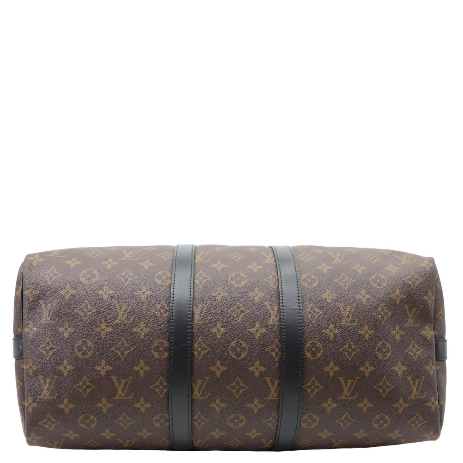 LOUIS VUITTON Keepall 45 Bandouliere Monogram Canvas Travel Bag Black - Image 10