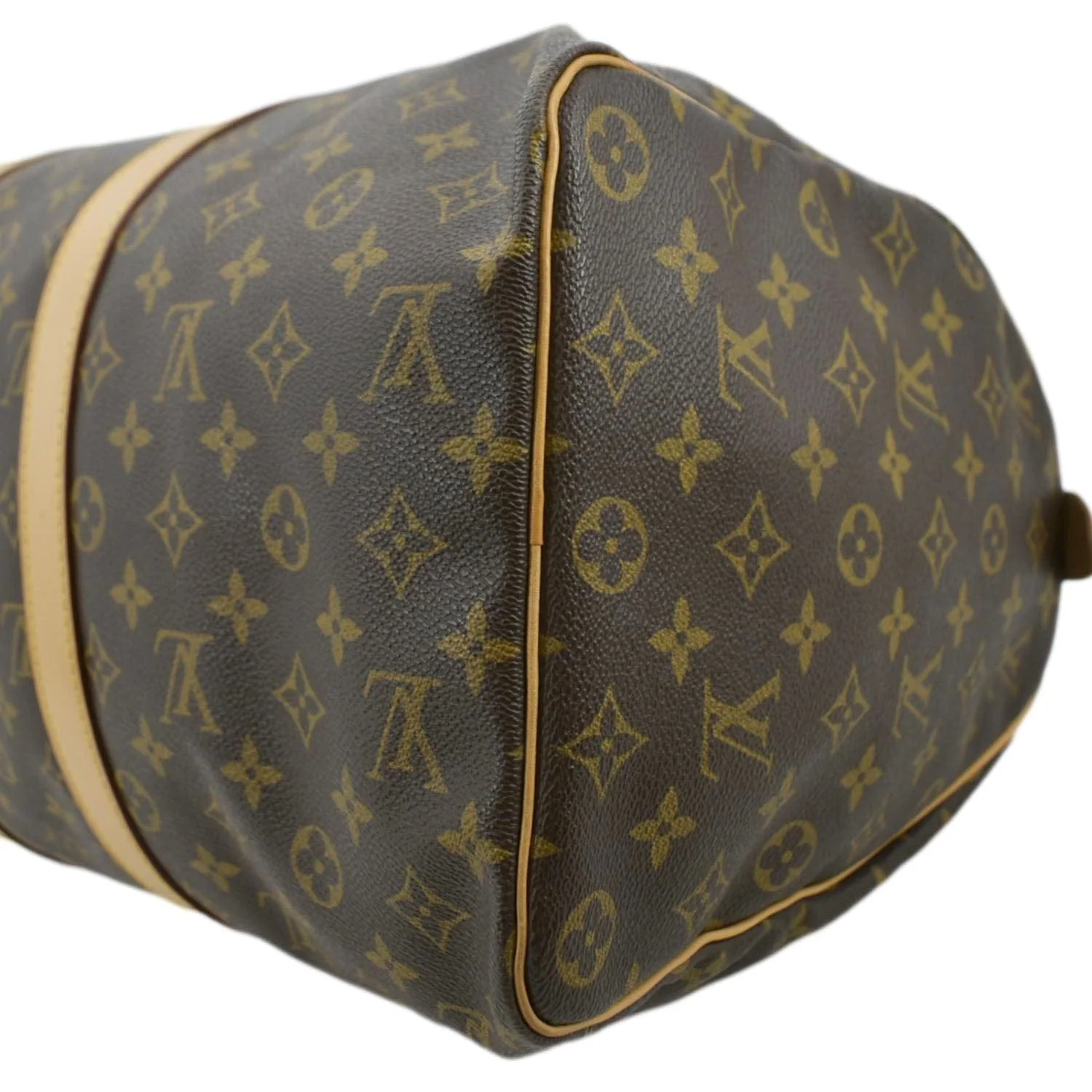 LOUIS VUITTON Keepall 45 Monogram Canvas Travel Bag Brown - Image 8