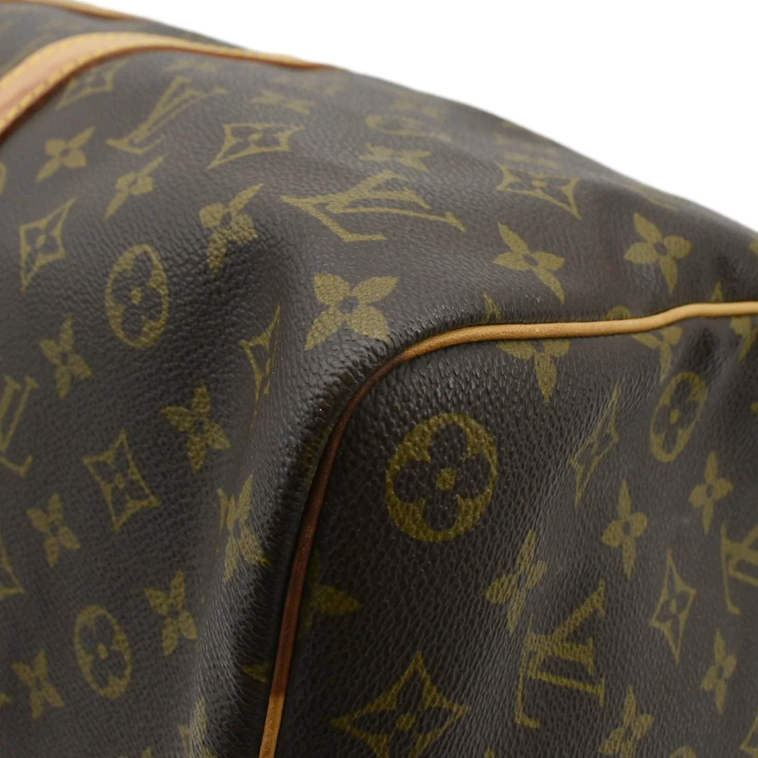 LOUIS VUITTON Keepall 45 Monogram Canvas Travel Bag Brown - Image 6