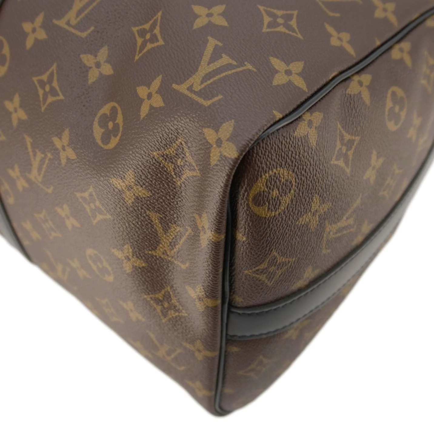 LOUIS VUITTON Keepall 45 Monogram Canvas Travel Bag Black - Image 8